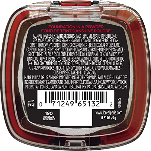 L'Oreal Infallible Powder Foundation 24H Waterproof Beige Sand