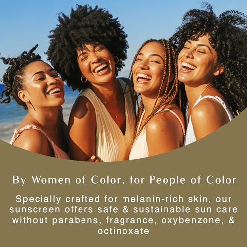 Black Girl Sunscreen Kids Sunscreen Spray & Play- Sun Protection for Kids' Skin, SPF 50 Face & Body, Water Resistant for 80 Minutes, Ideal for Beach & Travel, No White Cast for Melanin Rich Skin- 6 oz