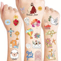 96 PCS Christian Temporary Tattoos - Jesus & Bible Verse