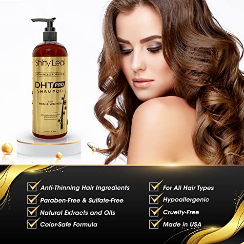 Shiny Leaf DHT Pro Shampoo for Thinning Hair, 16 oz