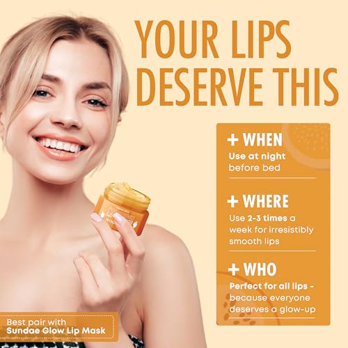 Mango Vanilla Lip Scrub – Gentle Exfoliating & Hydrating
