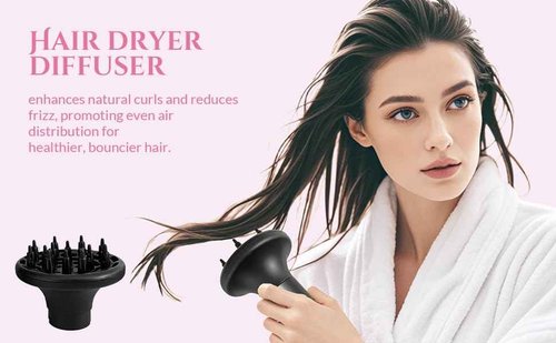 5 in 1 Negative Ion Hair Dryer Brush Blow Dryer Brush Set, Hot Air Styler with Multiple Lengths Suitable for Variable Needs for Hair Curling, 3 Temperature and Wind Settings, Travel Bag Easy to Carry