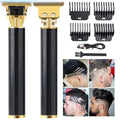 candyfouse Professional Beard Trimmer for Men, Hair Clippers with 4 Limit Combs, Cordless Rechargeable with LCD Display, Approaching Zero Gapped Cutting Grooming Kit