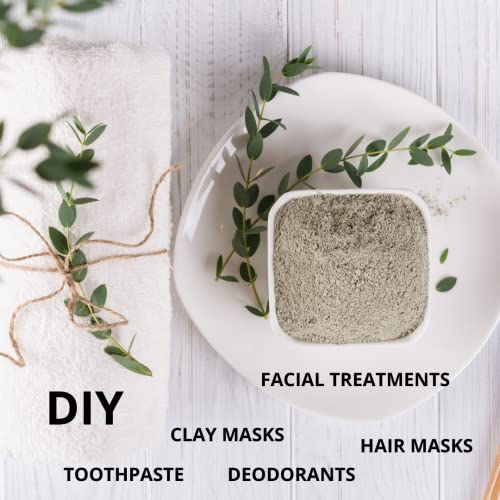 SMART SOLUTIONS Calcium Bentonite Clay, 5 lb Pure Indian Healing Clay - All Natural for External Use | DIY Facial Treatments, Deodorants, Hair Masks