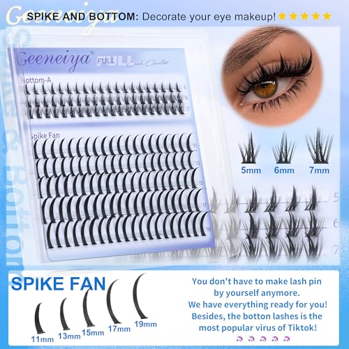 Geeneiya Exhaust Kit-F Lash Clusters Kit with Bond, Seal, Remover & Tools for DIY & Professional Use
