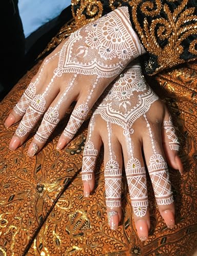 Colored Henna Paste Bottle - Temporary Tattoo Body Art