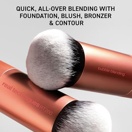 Real Techniques Bubble Blending Brush (Bubble Blending Makeup Brush) for Foundation & Tint