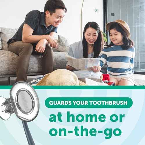 Steripod Clip-On Toothbrush Protector, Keeps Toothbrush Fresh and Clean, Fits Most Manual and Electric Toothbrushes, 1 Count