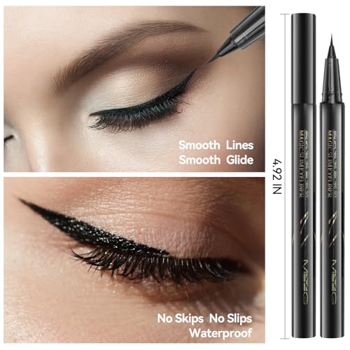 Eyebrow Pomade Pencil Kit - Waterproof, Dual-Ended Brush & Liner