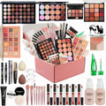 All-in-One Makeup Kit - 40 Colors Eyeshadow, Foundation & Brushes