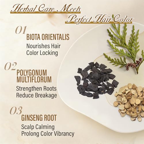 Burgundy Hair Dye Shampoo 3-in-1 for Gray Coverage - 16.9 Fl Oz