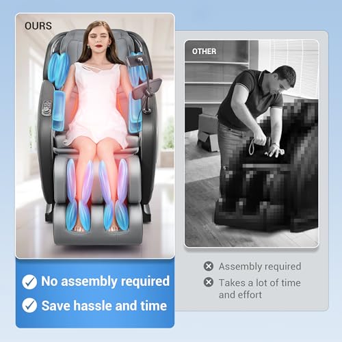 Mazzup Full Body Zero Gravity Shiatsu Massage Chair with Heat
