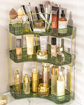 Corner Makeup Organizer 3-Tier Acrylic Bathroom Storage