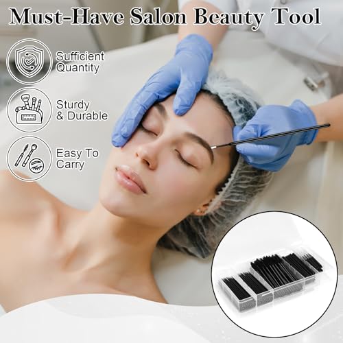 DIY Brow Lamination Kit with Micro Brushes & Spoolies – 230Pcs Professional Eyebrow & Eyelash Tools