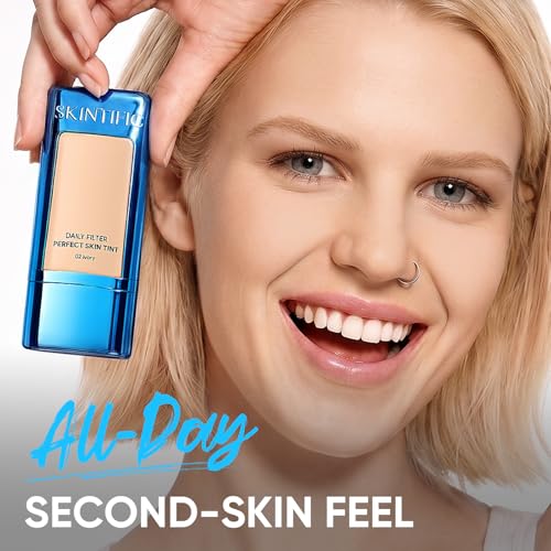 SKINTIFIC Daily Filter Skin Tint Foundation with Squalane