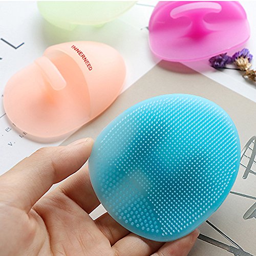 Silicone Face Cleanser Brush for Sensitive Skin (Pack of 4)