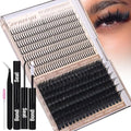 Geeneiya 100D Spike & Volume Lash Clusters Kit, 12-20mm