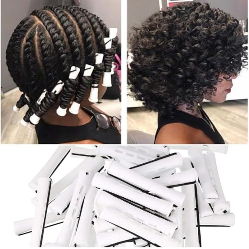 20pcs Perm Rods for Natural Hair - Cold Wave Hair Rollers