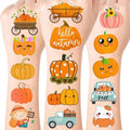 96pcs Pumpkin Temporary Tattoos for Fall & Halloween Parties