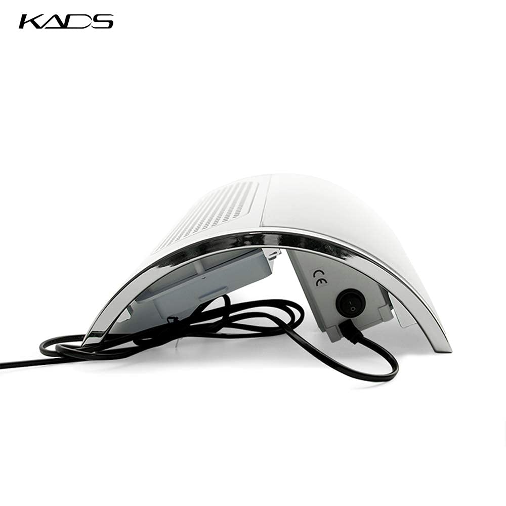 KADS Nail Art Dust Suction Collector 3 Fans Powerful Strong Power Nail Dryer Tool with 2 Dust Collecting Bags (110V US Plug)