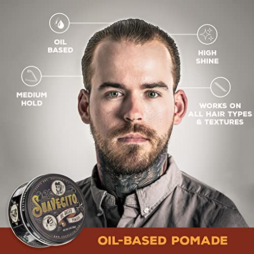 Suavecito Oil Based Pomade 3oz - Original Scent Hair Styling