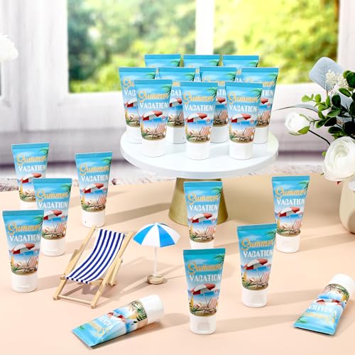 24 Pcs Mini Tinted Sunscreen Bulk for Summer Vacation Party Spf 30 Water Resistant Sunscreen Lotion Bulk 1 oz Travel Size for Thank You Gifts Summer Vacation Party Supplies