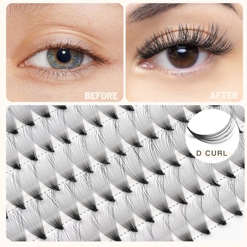 200pcs Volume Lash Extensions 0.07mm 8-16mm Black