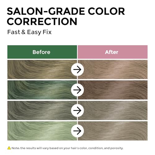 Bye Bye Green Shampoo - Neutralizes Green Tones, 11.83 oz
