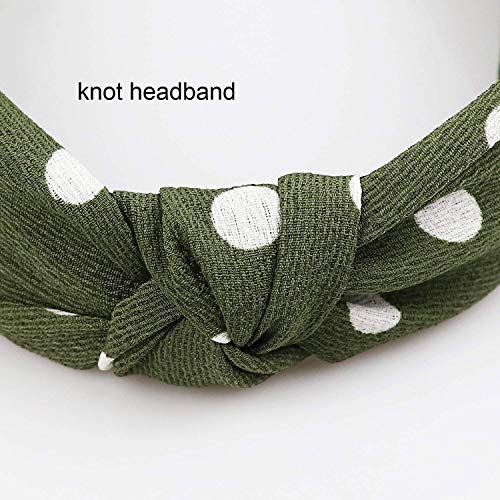 DRESHOW 8 Pack Knotted Wide Turban Headbands for Women