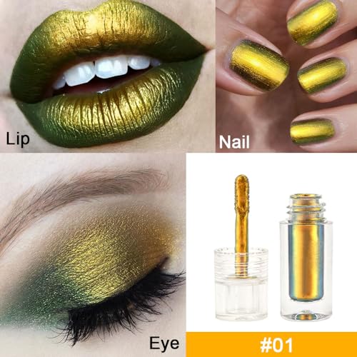 Amy's Diary Chameleon Duochrome Eyeshadow - Multi-Chrome Liquid Metallic