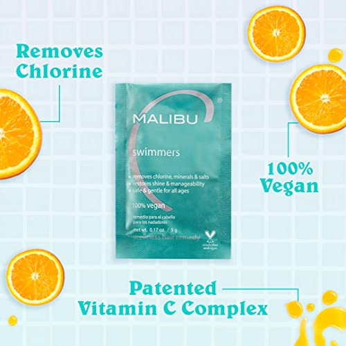 Malibu C Swimmers Wellness Remedy - Chlorine Hair Treatment (3 Packets)