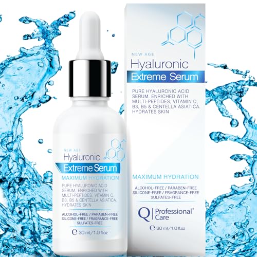 Serum for Face | Hyaluronic Acid | Vitamin C | Microneedling | HCA | Multi-Peptides, Vitamins B5, B3, Niacinamide & Centella Asiatica | Alcohol free, Fragrance-Free