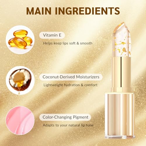 pH Color Changing Lipstick - Transfer-Proof Long-Lasting