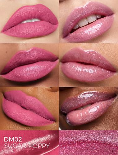 Anglicolor Dual-Ended Lip Gloss – Shimmer & Satin, Rose Oil