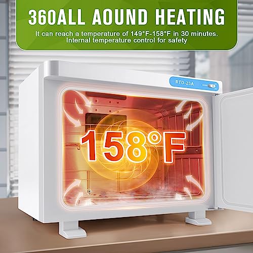 23L Hot Towel Warmer Cabinet with Stainless Steel Racks
