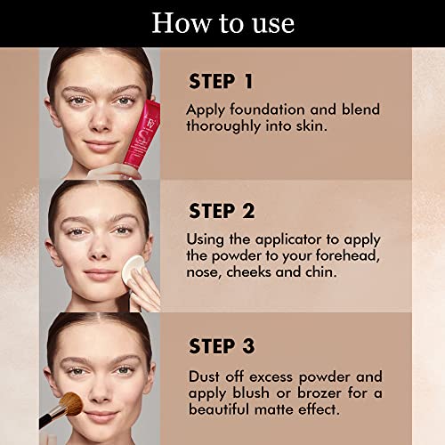 FV Translucent Pressed Powder - Oil-Control Matte Finish, 0.28 Oz