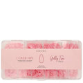 Kiara Sky Short Almond Cover Gelly Tips | Soak Off Pre-Shaped Soft Gel Nail Extensions | Blooming