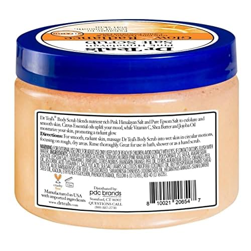 Dr. Teal's Salt Scrub Pink Himalayan Glow 16 Ounce Jar