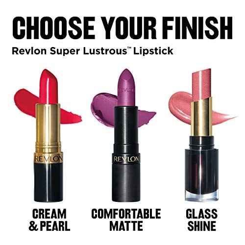Revlon Super Lustrous The Luscious Mattes Lipstick, High Impact with Moisturizing Velvety Formula, Black Cherry, 0.74 oz