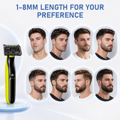 8-in-1 Adjustable Trimmer Guard Comb 1-8mm for Philips QP Series