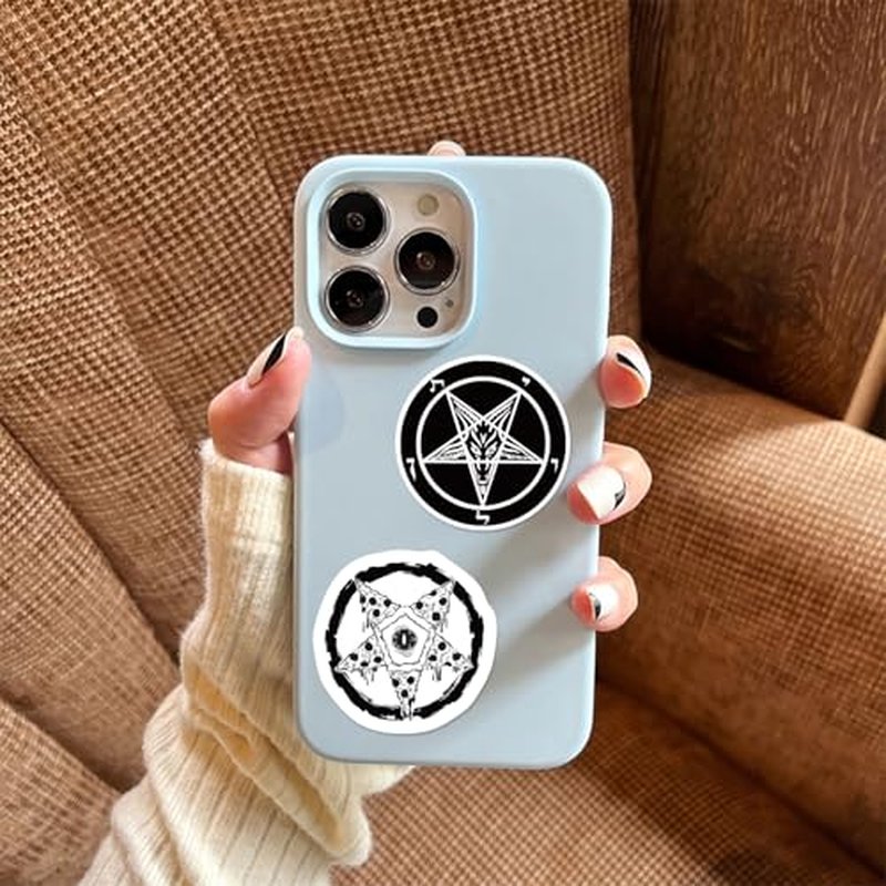 200 Goth Stickers Pack - Waterproof Vinyl Decals for Laptop & Water Bottle