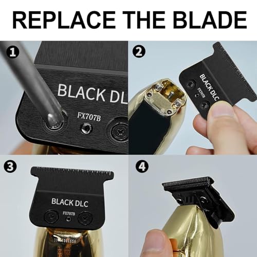 TRAH FX707Z Replacement Blades for BaByliss FX787 & FX726