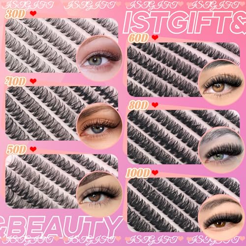 Lash Clusters Kit, 560 Pcs 9-16mm Individual False Eyelashes