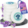 BERGMAN KELLY - Hotel Soap Bars - Nature Fresh, 1 oz, 100 PK - Travel Size Luxury Bulk Amenities Bar Soap - Mini Individually Wrapped Round Soap - Small Toiletries for Airbnb, Motel, Guest Bathroom