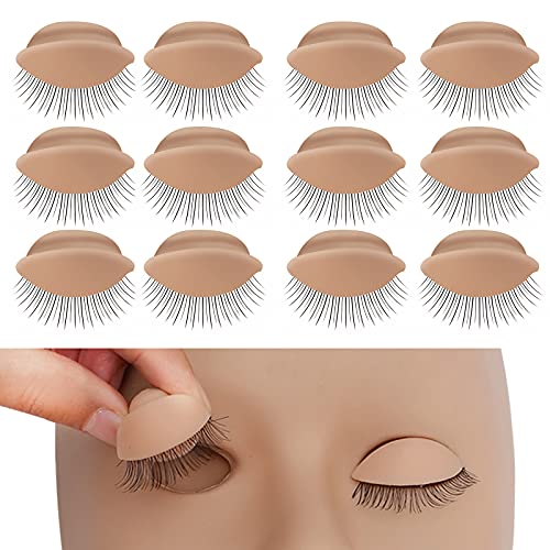 MAIZOA Eyelash Extension Training Eyelids - 6 Pairs