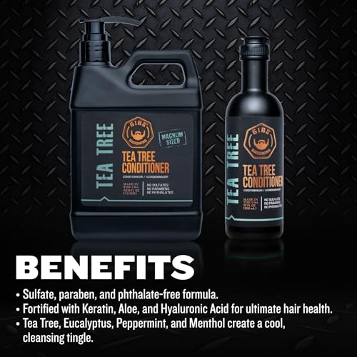 GIBS Grooming Tea Tree Conditioner, 12 fl. oz.