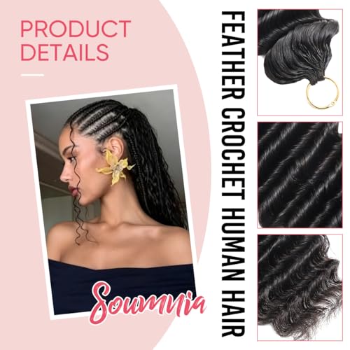Miracle Knots Deep Wave Crochet Hair 18 Inch 60g