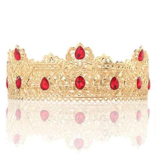 Men's Crowns Metal Adult Men Birthday Prom Homecoming Party Crown King Crown For Festival Wedding Baby Shower