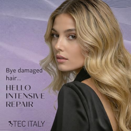 Tec Italy Due Faccetta Massimo, Leave-In Treatment for Overprocessed Hair, UV & UVA Protection, Frizz Control, PH Balancer & Deep Hydration, 10.14 fl oz (300 ml)