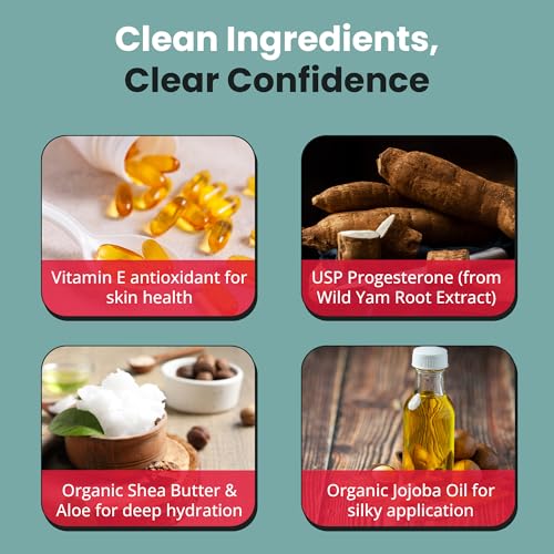 Karuna Progesterone Pure 2OZ | Hypoallergenic USP Progesterone from Wild Yam Root Extract, Organic Jojoba Oil and Aloe Leaf Extract Organic Shea Butter Vitamin E